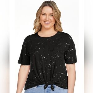 Celestial Black Women's Short Sleeve Tee